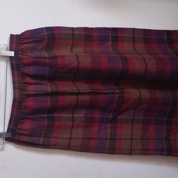 Red and Purple A-Line Maxi Skirt for Casual Wear - Picture 10 of 10